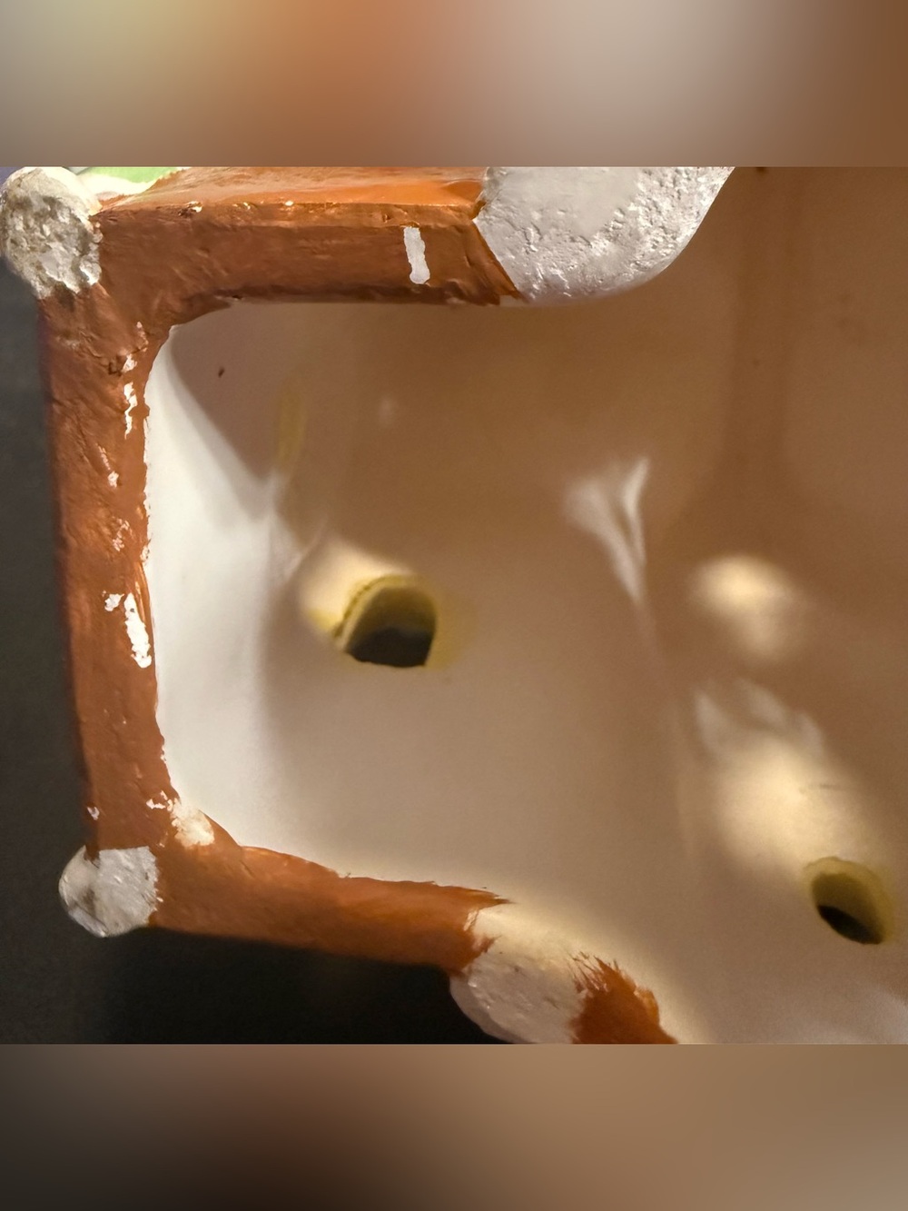 Vintage L.E. Smith Ceramic Pastel Gingerbread House Decor Candy Cookie Cottage - Picture 8 of 9